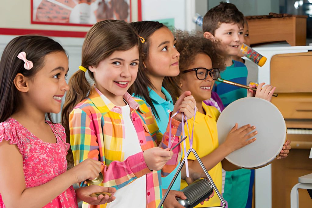 Children are doing fun