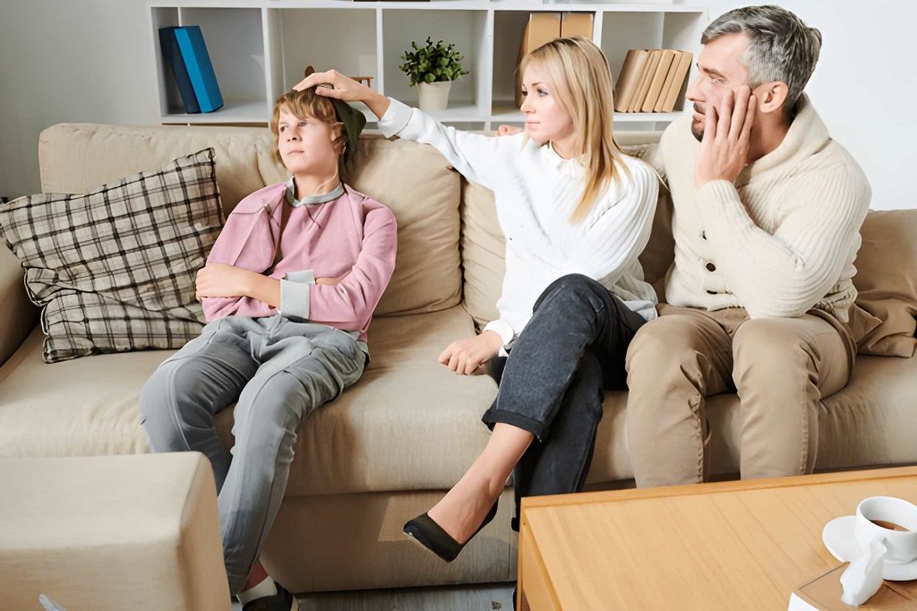 Parents are worried about his son